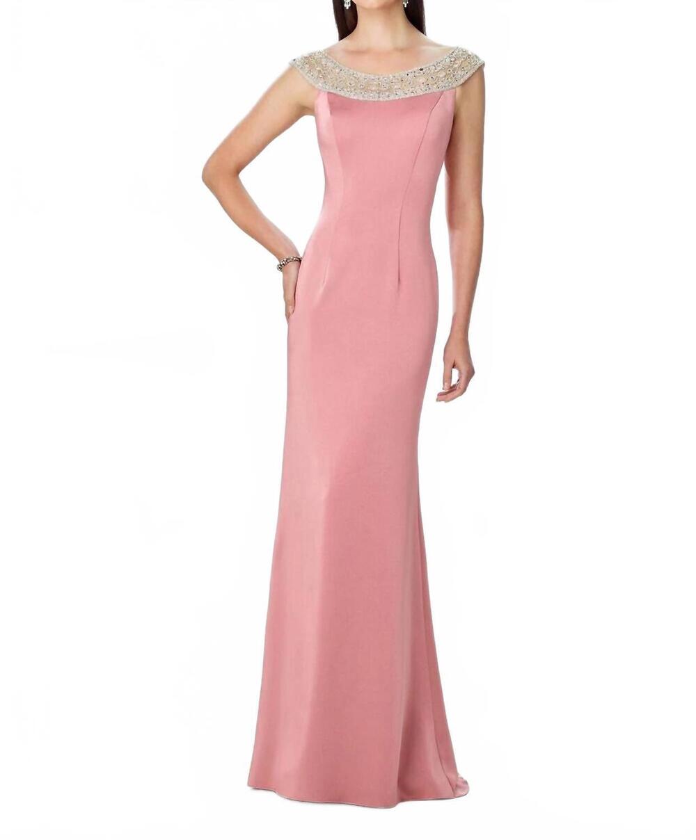 NEW CAMERON BLAKE prom dress in rosewood